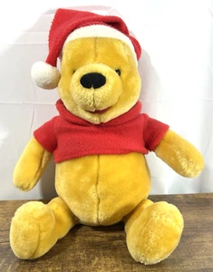 Disney Gund Santa Winnie The Pooh Christmas Plush 14" - Picture 1 of 7