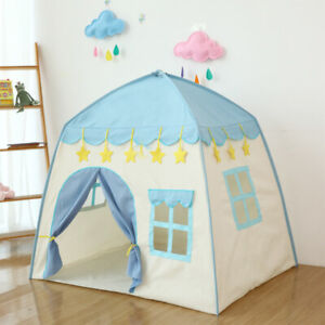 Kids Play Tent House Girls Boys Children Indoor Princess Prince Playhouse Teepee