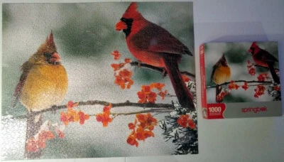 2003 SPRINGBOK кардинал пара 1000-PC головоломка 24 «x 30» - Изображение 1 из 3