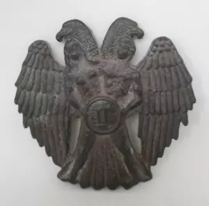 Doppeladler Byzanz Abzeichen II. Ehrenpreis Metall Plakette alt Militaria Sport - Bild 1 von 6