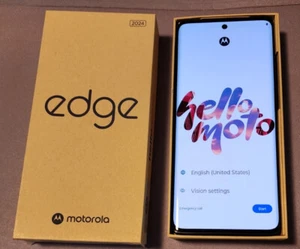 New Motorola Edge 2024 -256 GB Locked To Total Wireless Open Box - Picture 1 of 3