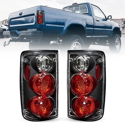 Tail light For 1989-1995 Toyota Pickup Altezza Style Black/Clear Brake Lamps L&R - Image 1 of 4