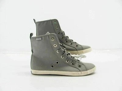Zapato deportivo de moda Keds para mujer talla 6M gris lona alta nuevo sin caja qp Foto 1 de 4