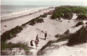 Sand Dunes Mablethorpe RP old pc used 1931 Arjay - Picture 1 of 1