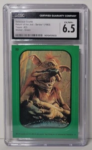1983 Topps Return Of The Jedi Sticker 23 Salacious Crumb CGC 6.5 - Picture 1 of 3