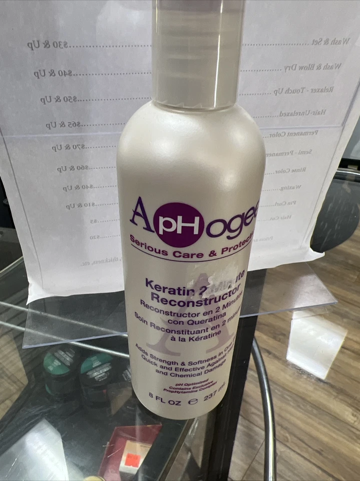 Aphogee Keratin 2 Minute Reconstructor, 8 OZ Foto 1 de 2