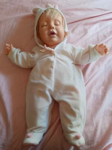 Vtg 1984 Hasbro "Real Baby" J. Turner 19" Baby Doll - Picture 1 of 9