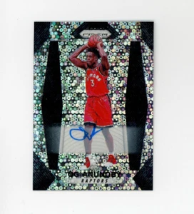 OG ANUNCIOBY 2017-18 Panini Prizm AUTO FAST BREAK DISCOTECA PLATEADA NOVATO RC Knicks - Imagen 1 de 2