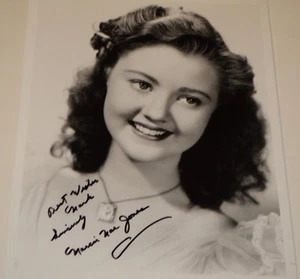 MARCIA MAE JONES /  8 X 10  B&W  AUTOGRAPHED  PHOTO - Picture 1 of 1