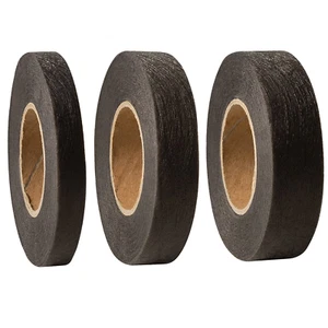 150 Yards Black Hem Tape Assorted Sizes Fabric Fusing Tape Adhesive Hemming Tape - Picture 1 of 7