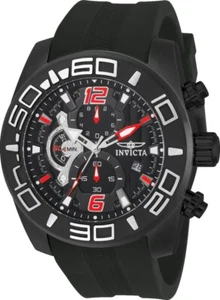 Invicta Herren 50mm Pro Diver Quarz Multifunktion schwarzes Zifferblatt Uhr 22811 - Bild 1 von 1
