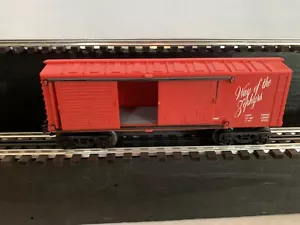 K-Line K5716 Burlington Route Automobile Box Car w/ 2 Autos - O Gauge - NICE - Picture 1 of 7