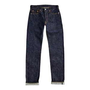 Samurai Jeans Selvedge S710XX 19oz One Wash Men's Slim Straight Tapered Indigo - Picture 1 of 15