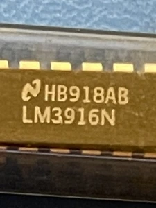 LM3916N IC LED DISPLAY DRIVER 18-PIN PLASTIC DIP NATIONAL SEMI (2 PER LOT) - Picture 1 of 3