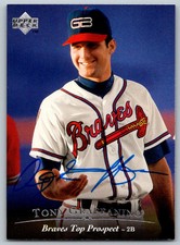 1995 Upper Deck Minors #46 Tony Graffanino SIGNED   Greenville Braves
