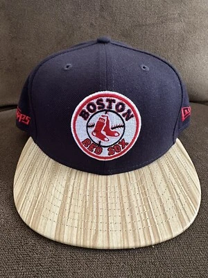 美国职棒大联盟波士顿红袜队 X Topps 2017 Collab SnapBack 帽子全新带标签完好 OSFA — 第 1/4 张图片