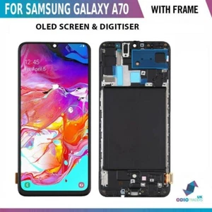 For Samsung Galaxy A70 A705 LCD Display Touch Screen Frame Assembly Replacement - Picture 1 of 4