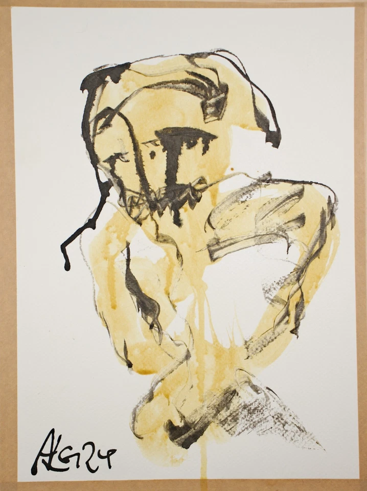 Dibujo gráfico tinta candidato a elección Blt7 Prof em A Loeschner-Gornau Foto 1 de 1