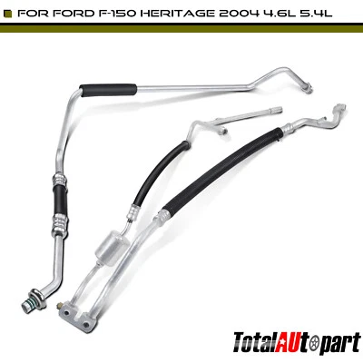 Conjunto de azadas de succión y descarga de aire acondicionado para Ford F-150 Heritage 2004 V8 4,6 L 5,4 L Foto 1 de 4