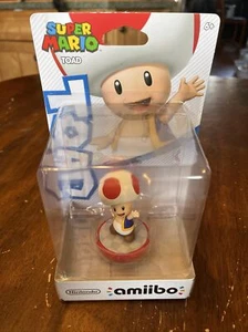Nintendo Amiibo Super Mario Series Toad Factory Sealed NIP Free Ship OOP rare - Picture 1 of 4