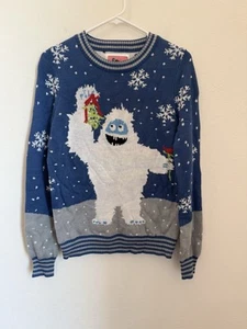 Tipsy Elves "Romantic Bumble" Ugly Christmas Sweater Damen Medium Yeti Rudolph - Bild 1 von 11