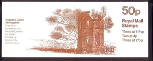 GB SG FB17 1981 Mugdock Castle booklet - Follies series Complete MNH. - Picture 1 of 1