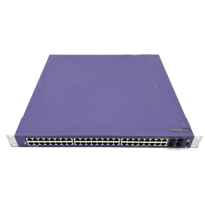 Extreme Networks Summit X450e-48p Network Switch with Rack Ears - Image 1 of 4
