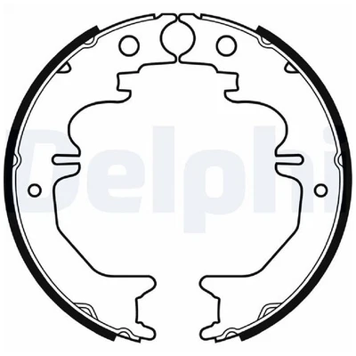 Delphi Bremsbacken-Satz hinten 192621 LS2053 4654060060 4658060060 - Bild 1 von 2
