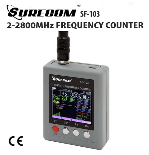 SURECOM SF-103 Portable Frequency Counter 2MHz-2.8GHz with TFT Color ...
