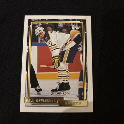 1992 TOPPS GOLD HOCKEY #296 DALE HAWERCHUK - Image 1 of 4