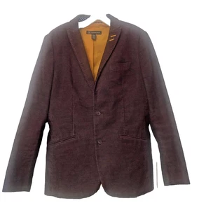 Blazer uomo INC spilla corda S marrone cioccolato cappotto sportivo monovento classico - Foto 1 di 4