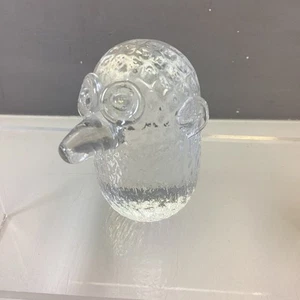 VTG Hadeland Crystal Art Glass 'The Forgetful Troll' Paperweight Norway WA3 - Picture 1 of 8