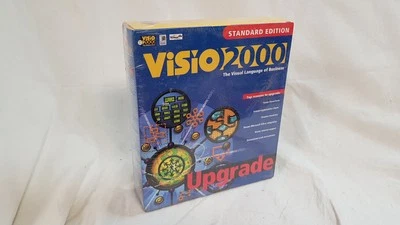 NEU Visio 2000 NICHT MICROSOFT! Vintage Upgrade Software Sealed - Bild 1 von 4