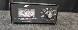 MFJ-862 THREE BAND 144/220/440 VHF/UHF SWR AND WATTMETER - Zdjęcie 1 z 3