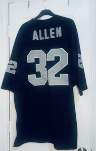 NFL  Mitchell & Ness Raiders Marcus Allen Black Throwback Jersey Size 56 - Picture 1 of 3