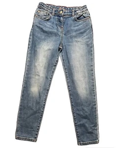 Boden Girls Adjustable Waist Light Denim Wash Skinny Jeans Size 10Y - Picture 1 of 7