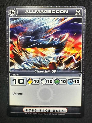 Chaotic Allmageddon OP 11/20 OP1 1st Edition Super Rare Attack NM - Image 1 of 2