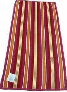 Island Velour Stripe Beach Towel - Picture 1 of 12