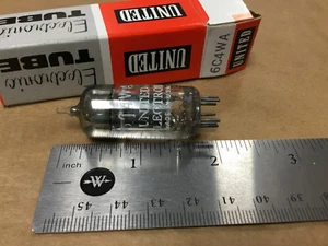 1   PC   UNITED    6C4WA    ELECTRON TUBE - Picture 1 of 1