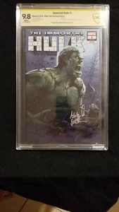 The Immortal Hulk 1 Brain Trust Variant Incredible CBCS SS 9.8 NM+ not CGC 2018  - Picture 1 of 4