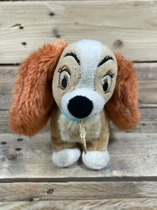 Lady & The Tramp Peluche Disney 6x8” Cucciolo Cane Peluche Just Play Film Doll - Foto 1 di 12