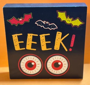 Ashland Michael's 2023 EEEK! Tischplatte Dekor Schild elektrisch Halloween - Bild 1 von 2