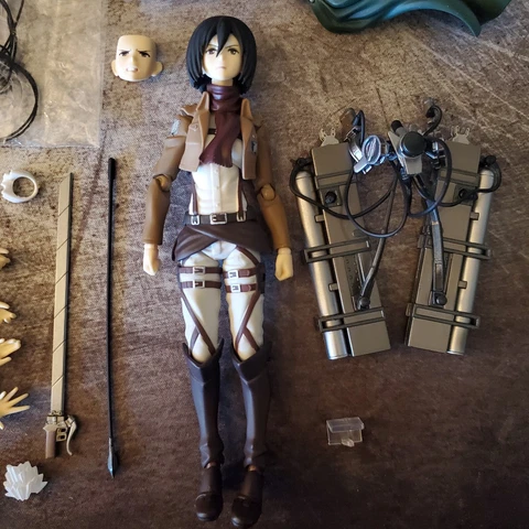 Figma Attack On Titan: Mikasa Ackerman #203 Action Figure Japan Import Used Cover