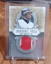 Ken Griffey Jr 2012 Sport Kings Patch Series E GU Patch SP Silver Version #P-04