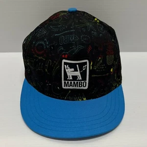 Mambo Hat Cap Blue peak Mambo Dod cartoon images Size 55cm in good condition - Picture 1 of 11