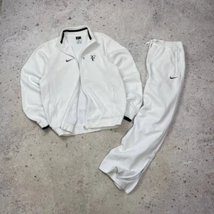 RARO De Colección Nike Roger Federer Conjunto de Calentamiento Para Hombres M RF Tenis Sudadera Chaqueta Pantalones - Imagen 1 de 15