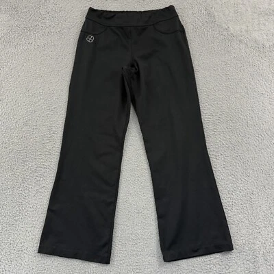 Pearl Izumi Cycling Pants Womens Medium Black Bike Riding Stretch Bootcut Active Foto 1 de 4