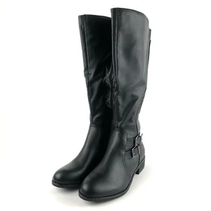 Style & Co Women's Milahp Knee High Riding Boots 8.5M (Black) - Picture 1 of 12