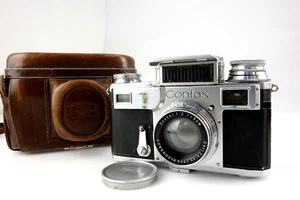 Zeiss Contax III Nr. J77745 Zeiss Sonnar 50mm f2 + Tasche jh123 - Bild 1 von 21