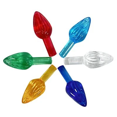 ® Luces de árbol de Navidad de cerámica torcida mediana - Colores surtidos - 144 piezas Foto 1 de 4